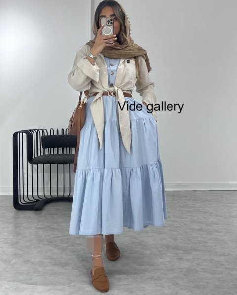  استایل با دامن تابستانی