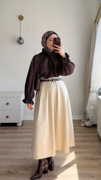  استایل با دامن تابستانی