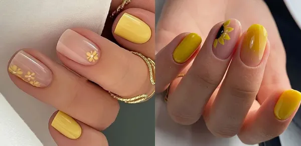 طرح ناخن تابستانی ساده و شیک