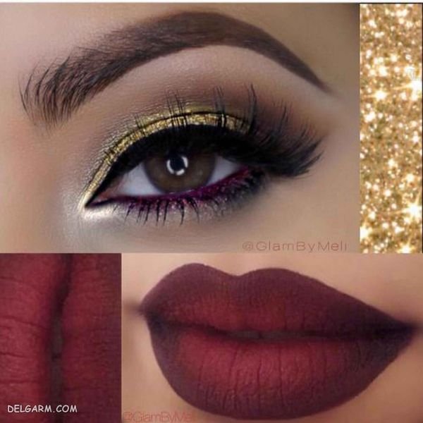  عکس رژ لب عروس