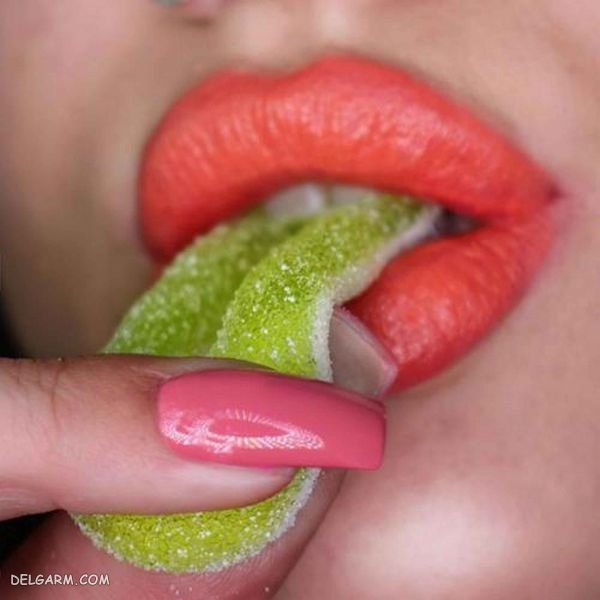  عکس رژ لب بچگانه