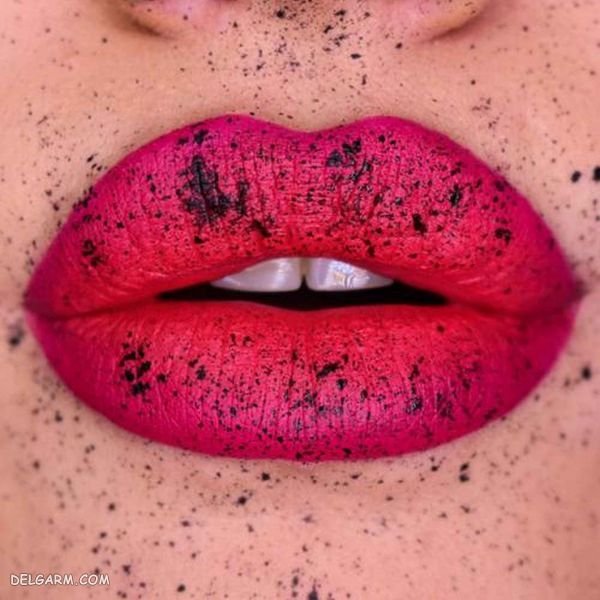  عکس رژ لب مخملی کره ای