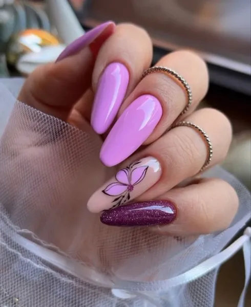 طرح ناخن تابستانی ساده و شیک