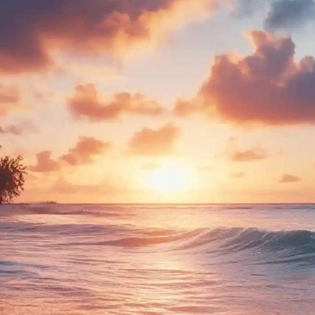  عکس طلوع خورشید دریا