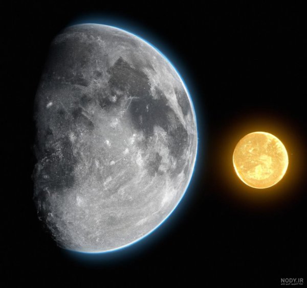  عکس واقعی خورشید و ماه