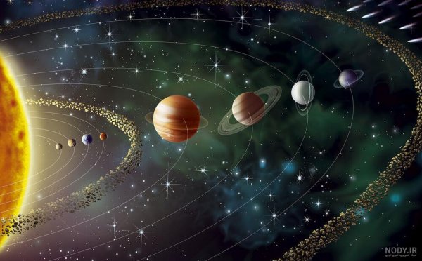 عکس واقعی خورشید و ماه از نزدیک