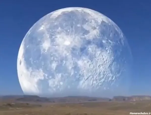  عکس ماه واقعی از نزدیک