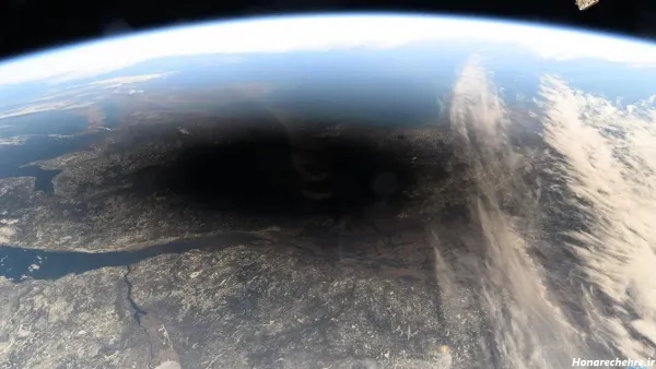  عکس خورشید گرفتگی در ایران