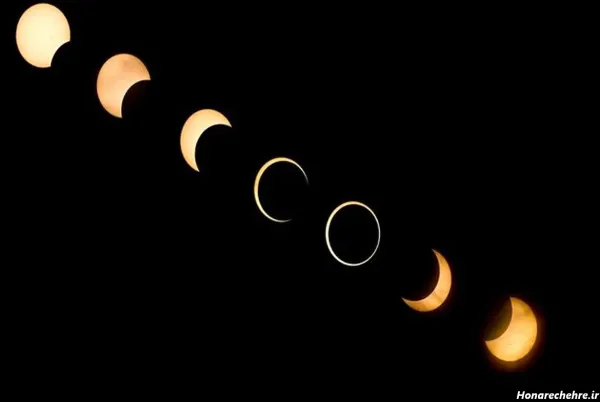  عکس خورشید گرفتگی در ایران