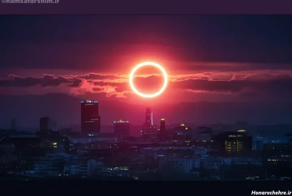  ترسناک عکس واقعی خورشید گرفتگی