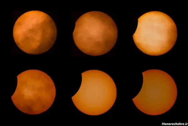  ترسناک عکس واقعی خورشید گرفتگی