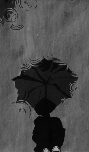  عکس باران غمگین