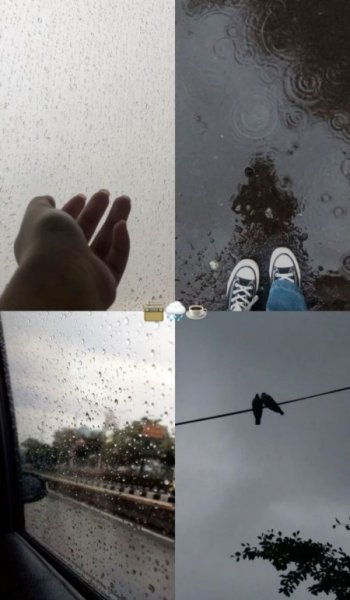  عکس باران غمگین