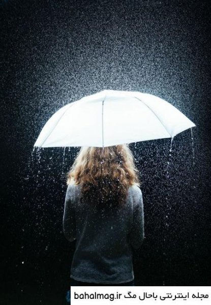 عکس باران غمگین