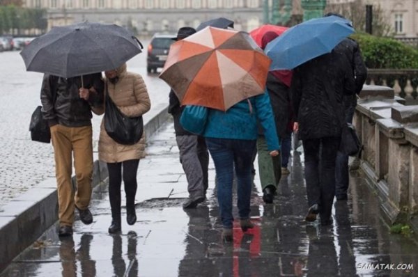  عکس بارانی عاشقانه دونفره