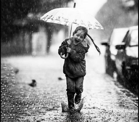  عکس پروفایل بارانی شاد