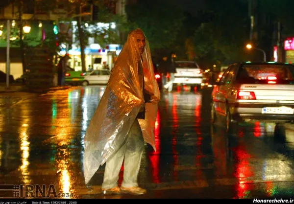 47 عکس باران در شب