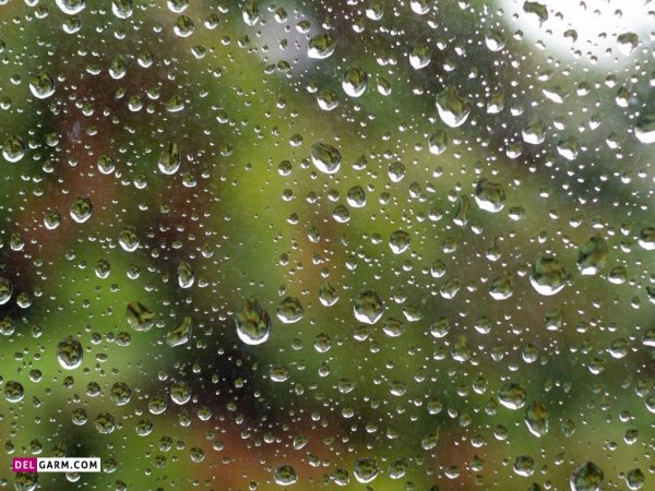 عکس باران واقعی