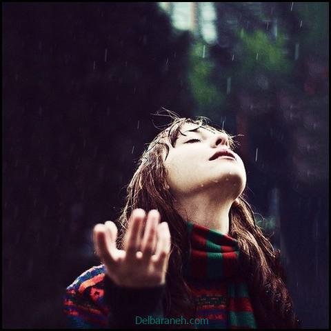  180 عکس پاییز بارانی دخترانه