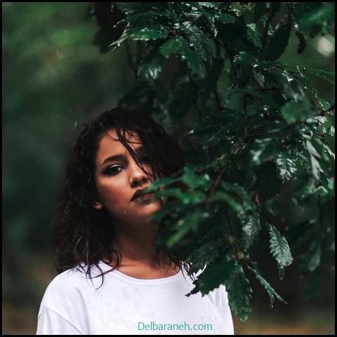  180 عکس پاییز بارانی دخترانه