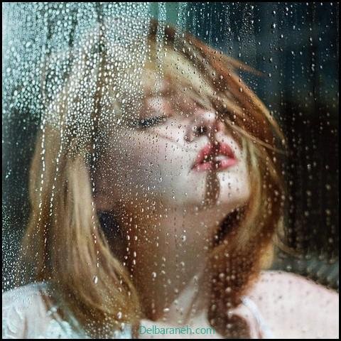  180 عکس پاییز بارانی دخترانه