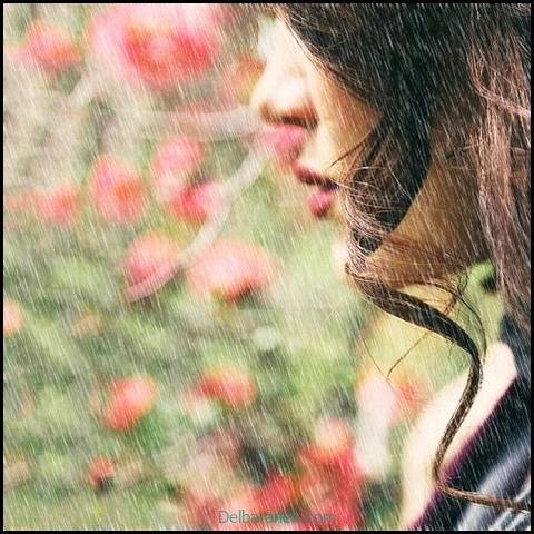  180 عکس پاییز بارانی دخترانه