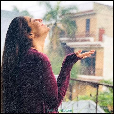  180 عکس پاییز بارانی دخترانه