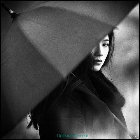  180 عکس پاییز بارانی دخترانه