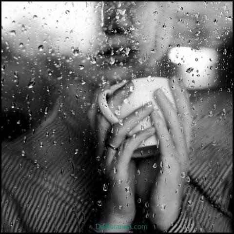  180 عکس پاییز بارانی دخترانه