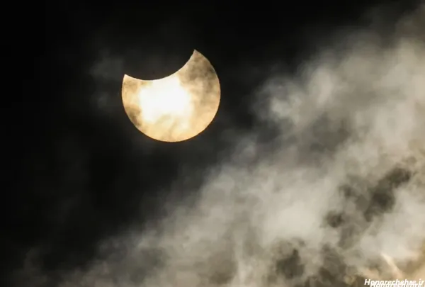  عکس ماه گرفتگی ترسناک واقعی