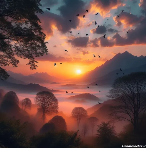  دانلود عکس طلوع خورشید