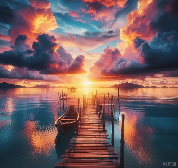  عکس طلوع خورشید در بهار