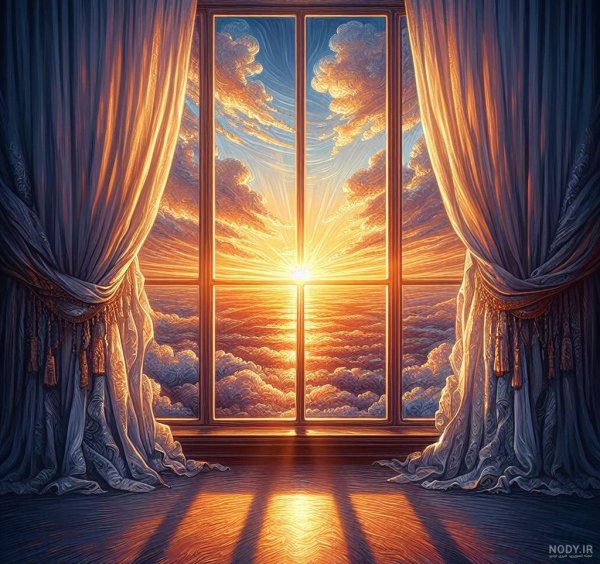  عکس طلوع خورشید در بهار