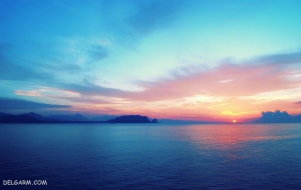  عکس غروب خورشید طبیعی