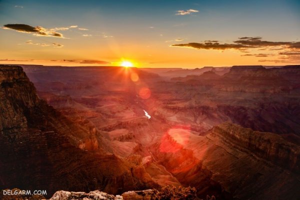  عکس غروب خورشید طبیعی