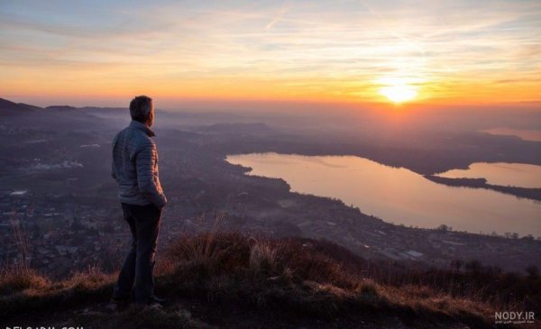  عکس غروب تنهایی