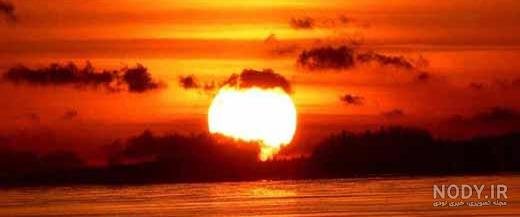 عکس غروب تنهایی