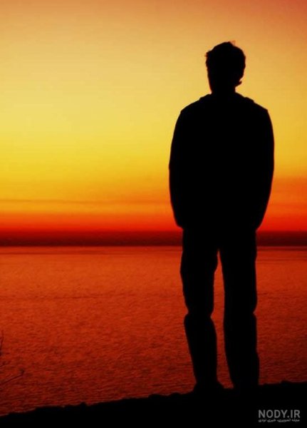  عکس غروب دریا غمگین