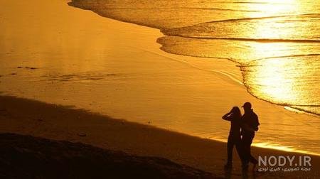  عکس غروب عاشقانه