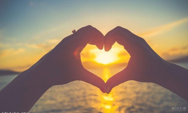  عکس غروب عاشقانه