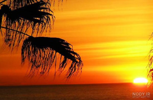  عکس غروب عاشقانه