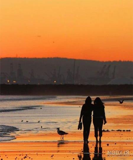  عکس غروب عاشقانه
