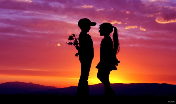  عکس غروب عاشقانه