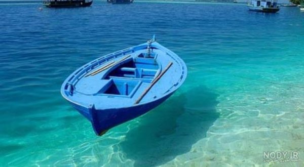  عکس ساحل نیلوفر کیش