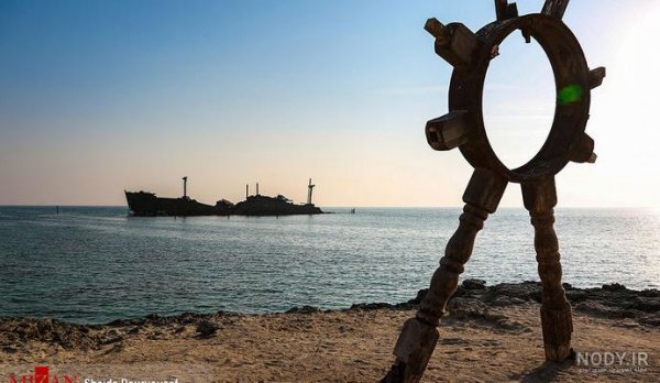  عکس ساحل نیلوفر کیش