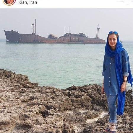  عکس ساحل نیلوفر کیش