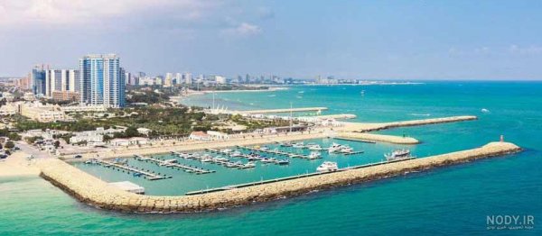  عکس ساحل نیلوفر کیش