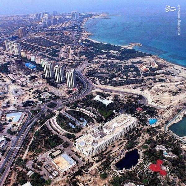  عکس جزیره کیش از بالا