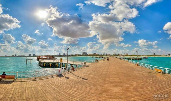  عکس جزیره کیش از بالا