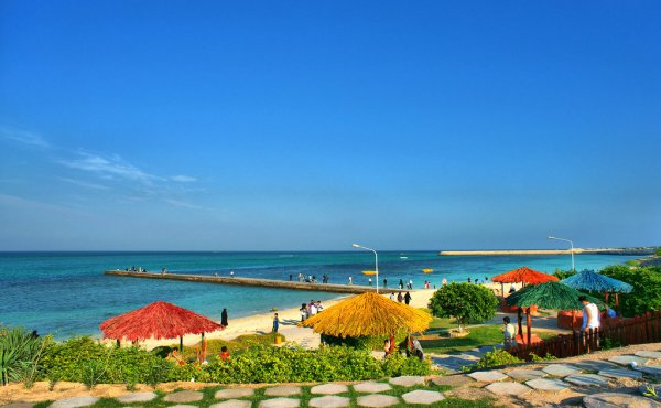  عکس ساحل مرجان کیش